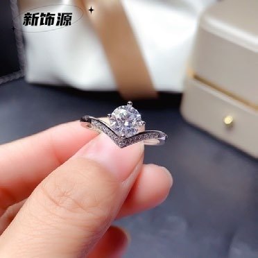 Zircon Stone Finger Ring P2766